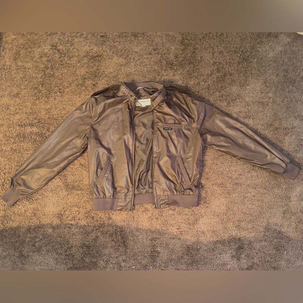 Vintage Members Only Gray Windbreaker Jacket
